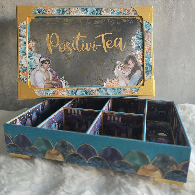Caja de tés de Three Wishes, hecho por Lauri